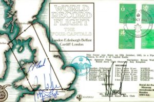World Record Flight for the Four Capitals cover