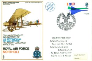 UK International Air Mail Service cover