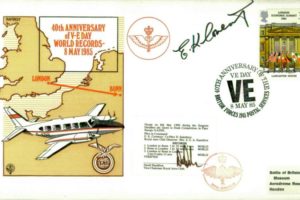 40th Anniversary of VE Day cover Sgd pilot