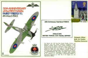 First Naval Fairey Firefly F 1 cover