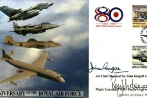 80th Anniversary of the RAF cover Sgd Underwood