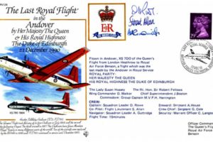 Royal Visit Last Royal Flight in the Andover by the Queen