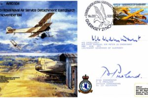 Avro 504 cover Signed Le Cheminant and P N Presland