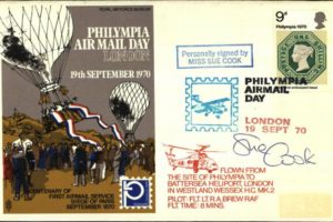 Philympia Air Mail Day Sgd Sue Cook