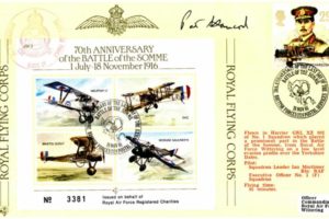 Battle of the Somme cover Sgd N P W Hancock a BoB pilot with 1 Sq