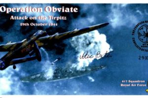 Dambusters 617 Squadron Cover Signed Alec Bates Tirpitz