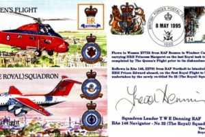 The Queen's Flight & 32(The Royal Squadron) cover Sgd T Denning