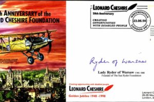 Leonard Cheshire Foundation cover Sgd Lady Ryder