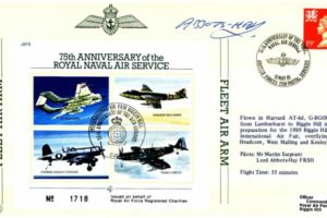 Royal Naval Air Service cover  Sgd pilot