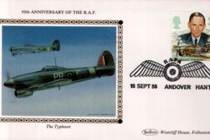 Benham Silks cover. 50th Ann of RAF