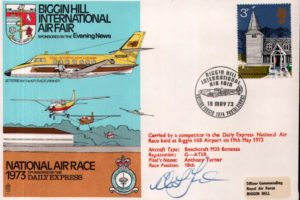 Biggin Hill Air Fair 1973 cover Sgd Anthony Turner