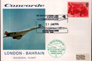 Concorde cover London-Bahrain
