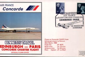 Concorde cover Edinburgh - Paris