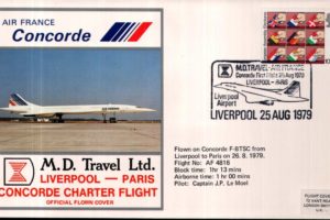 Concorde cover Liverpool - Paris