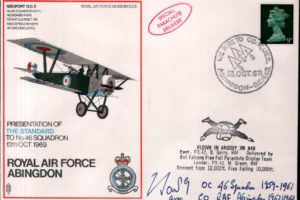 RAF Abingdon cover Sgd F B Sowrey