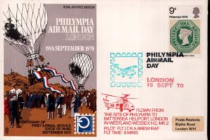 Philympia Air Mail Day cover