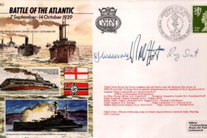 Battle of The Atlantic cover Crew signed