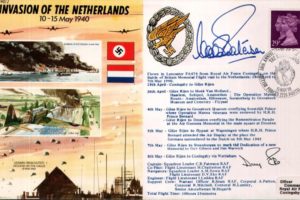 Invasion of the Netherlands cover Crew signed