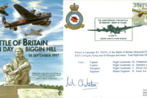 Battle of Britain Cover Signed M Chatterton