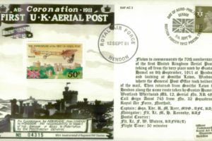 First UK Aerial Post cover