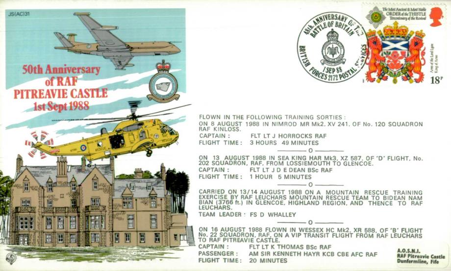 50th Anniversary of Pitreavie Castle cover