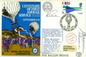 First Airmail Service to Paris cover Sgd crew
