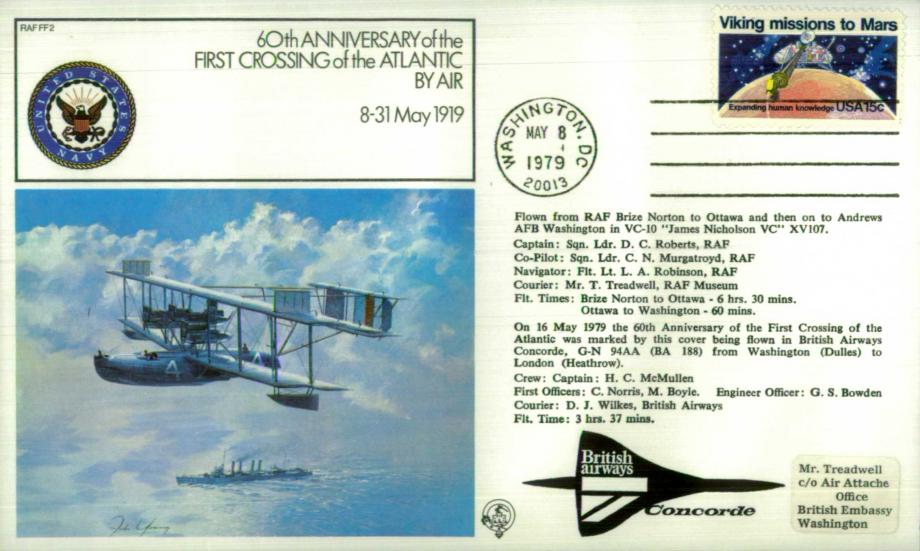 First Crossing of the Atlantic by Air cover