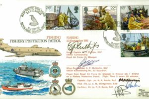 Fishing Protection Patrol Fishing - 23rd September 1981 FDC Sgd by 5