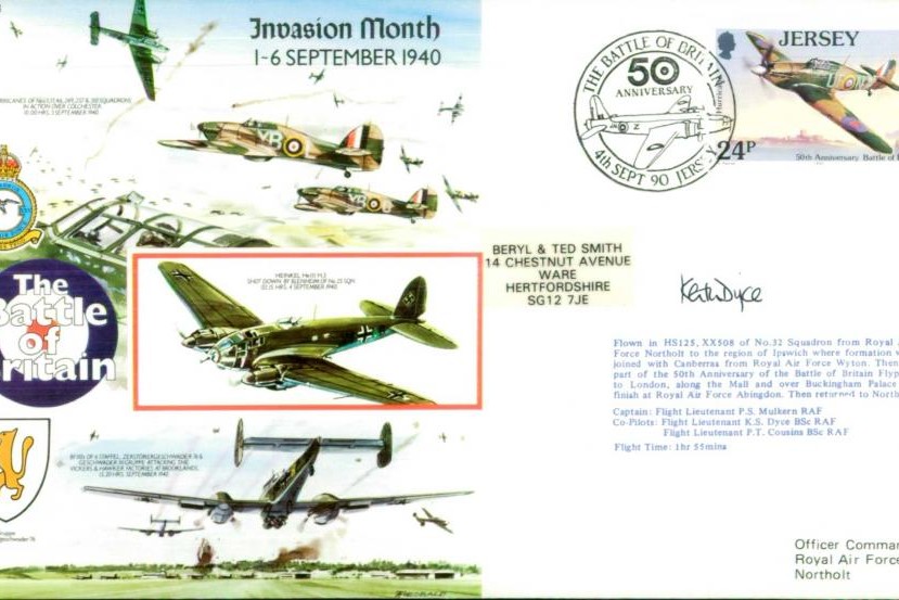 Invasion Month 1-6 September 1940 cover Sgd Copilot