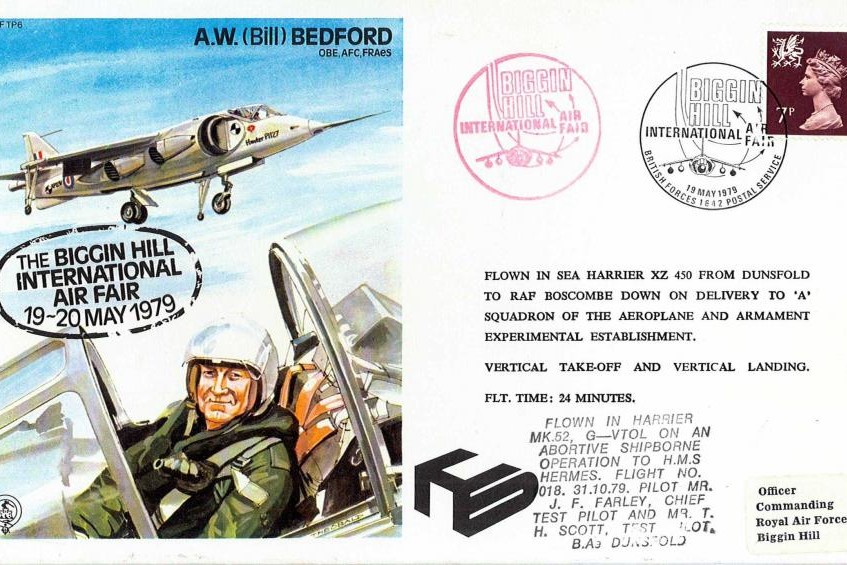 A W Bedford the Test Pilot cover