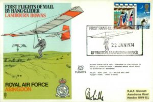 RAF Abibgdon cover Pilot signed by Sq L D J Willis