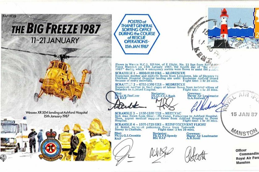 Big Freeze of 1987 cover Sgd crew