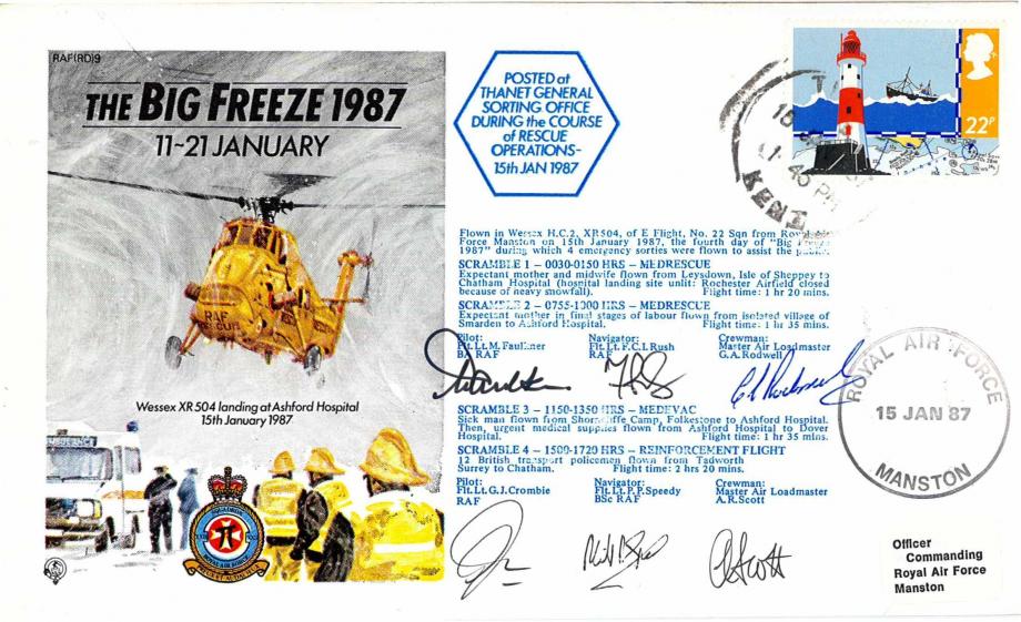 Big Freeze of 1987 cover Sgd crew