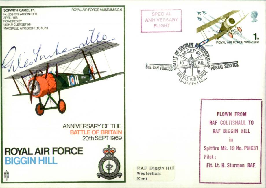 Battle of Britain cover Sgd by Turberville