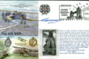 The Air War - 1917 cover Sgd Lord of Abbots-Hay