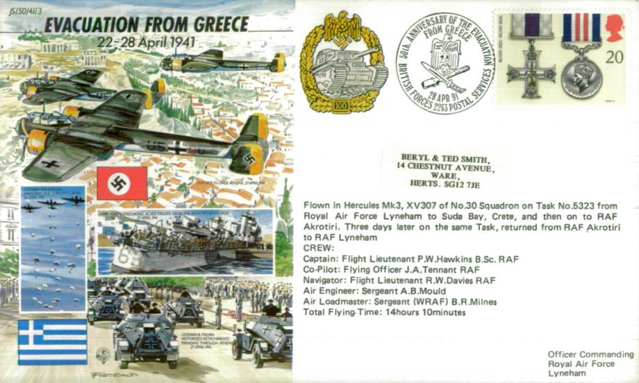 Evacuation from Greece cover