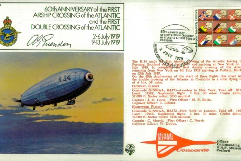 first airship crossing of the Atlantic cover