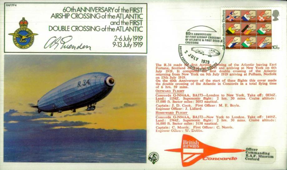 first airship crossing of the Atlantic cover