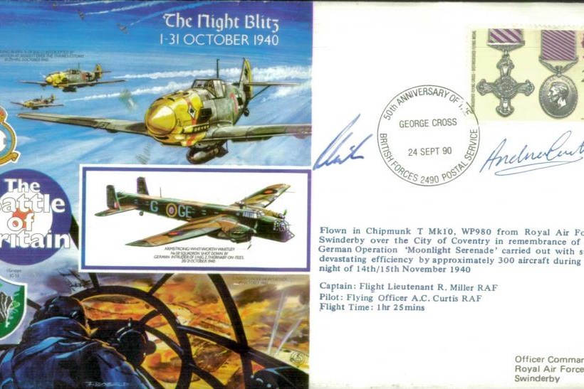 Night Blitz 1-31 October 1940 cover Sgd crew