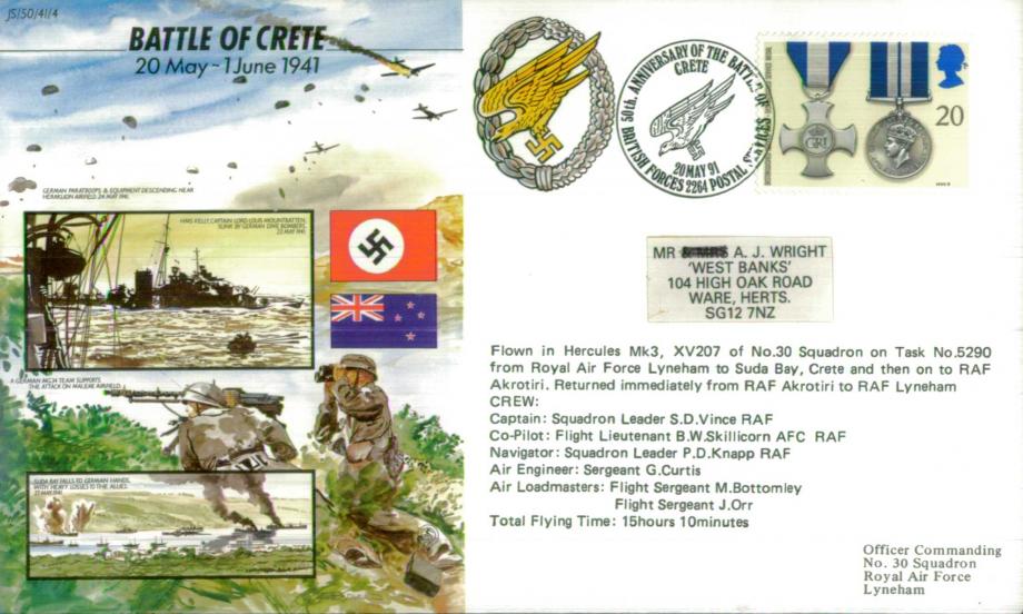 Battle of Crete cover
