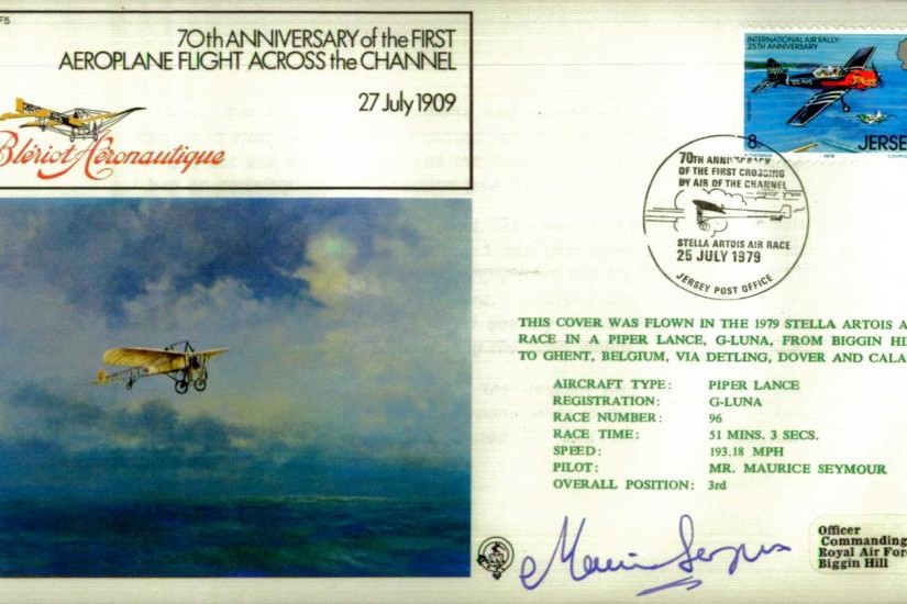 First aeroplane flight across the Channel cover