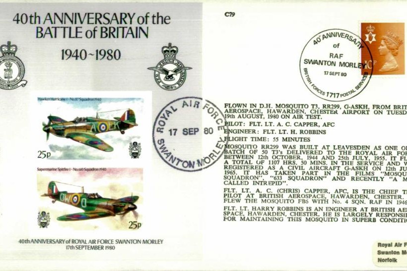 Battle Of Britain 40th Anniversary 1980 Cover