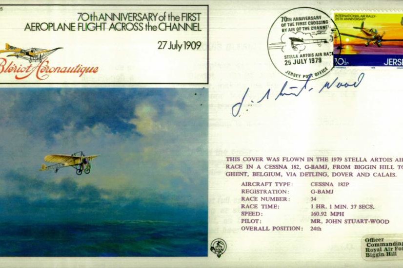 First aeroplane flight across the Channel cover