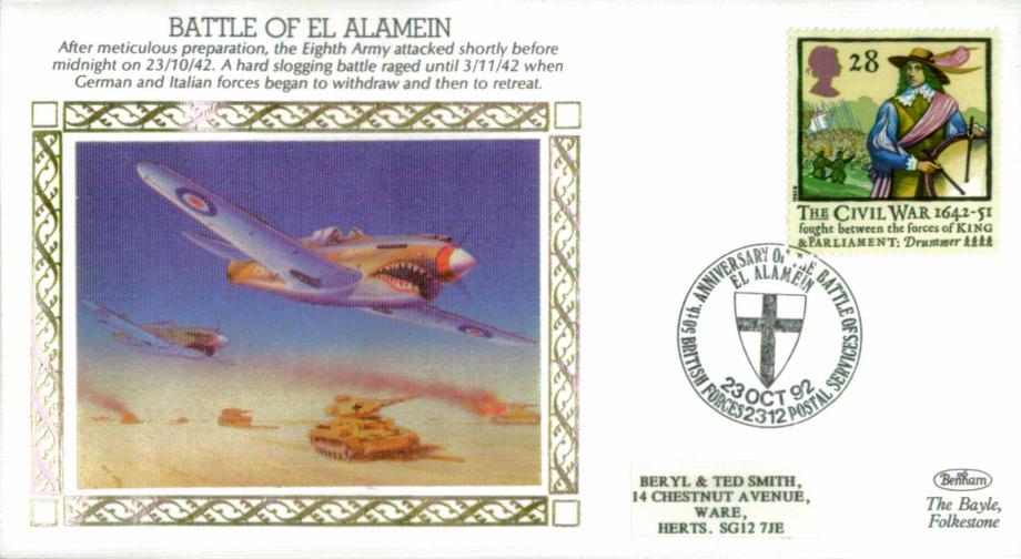 Benham Silks cover. El Alamein