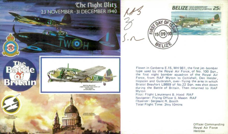 Night Blitz - 23 Nov to 31 Dec 1940 Sgd crew