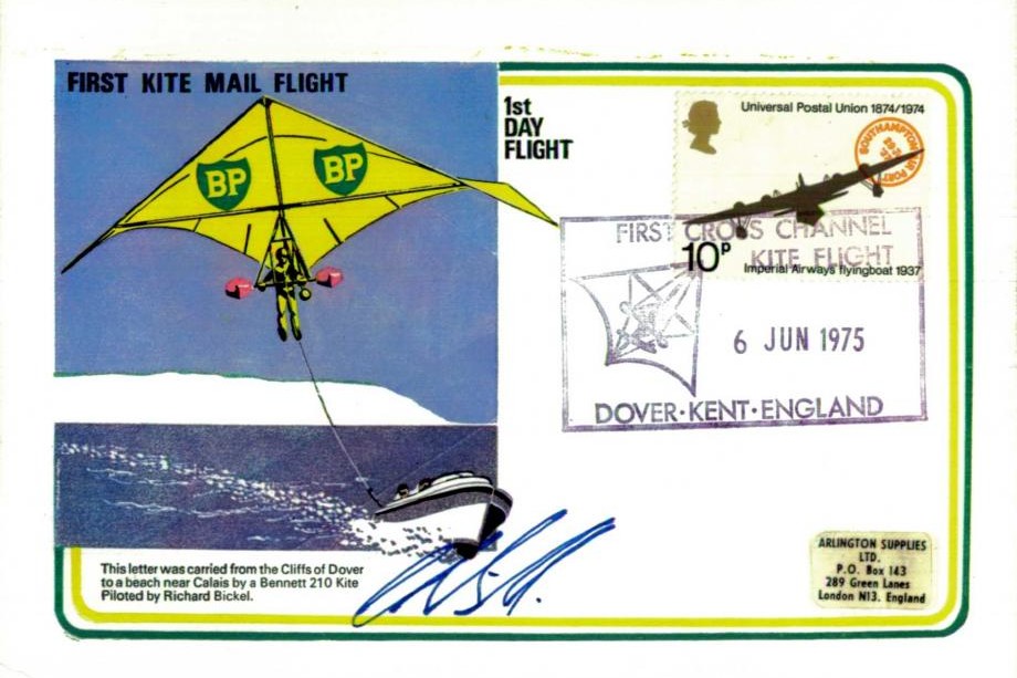 First Kite Mail Flight cover