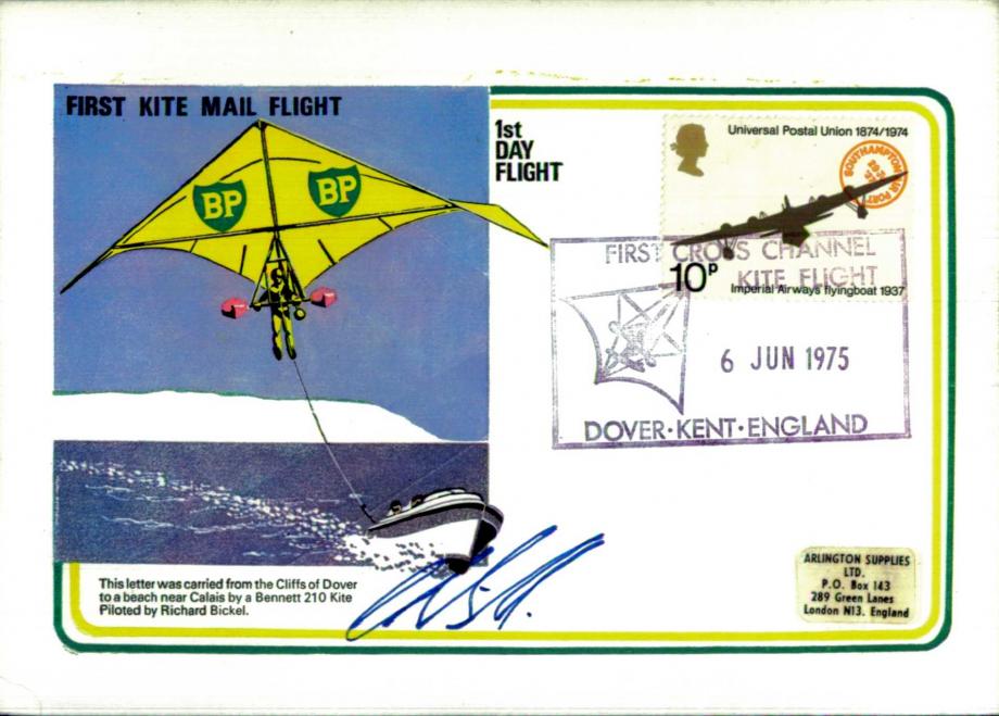 First Kite Mail Flight cover