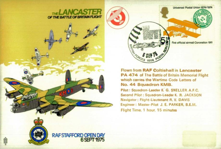 Lancaster of the BOB Flight cover