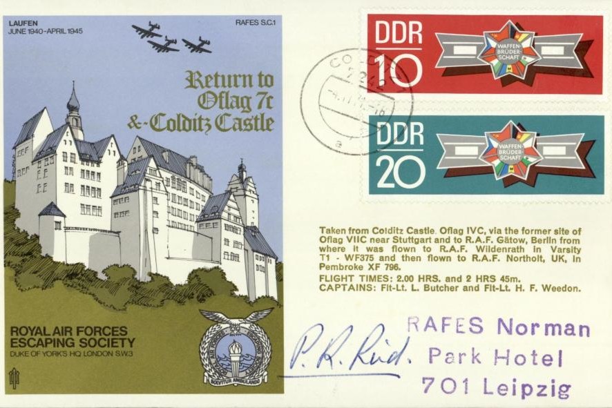 Colditz Cover Signed P R Reid