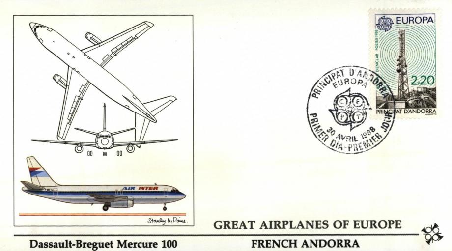 Dassault Breguet Mercure 100 cover Memoryspot